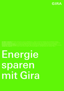 BR Energie sparen mit Gira