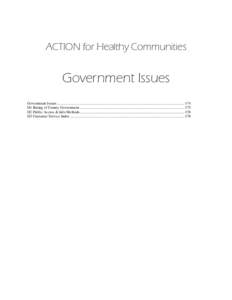 Action for Healthy Communities