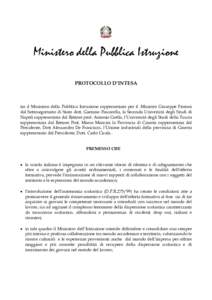 Microsoft Word - Protocollo MPI_SUN_Tuscia_Prov-CE_Unioneind.doc