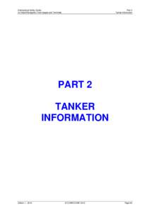 International Safety Guide for Inland Navigation Tank-barges and Terminals Part 2 Tanker information