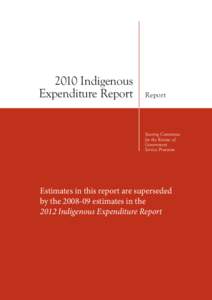 2010 Indigenous Expenditure Report