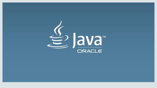 JavaOne 2015 Sponsorship Prospectus October 25 – 29, 2015 San Francisco, CA