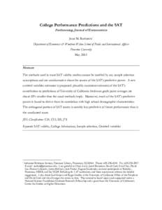 Statistics / Regression analysis / Estimation theory / Parametric statistics / Least squares / Linear regression / Ordinary least squares / Incremental validity / SAT / University of California / Variance / T-statistic