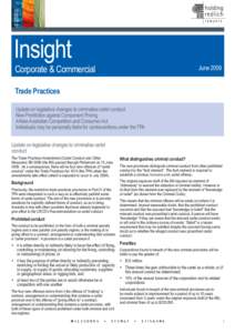 Insight  Corporate & Commercial June 2009