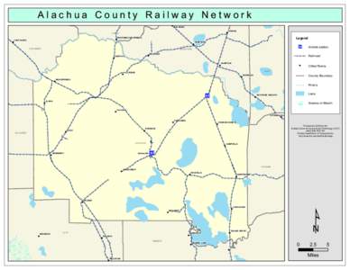 Alachua County Railway Network ! !  NEW RIVER