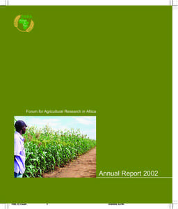 Forum for Agricultural Research in Africa  Annual Report 2002 FARA_CV_1n4.p65