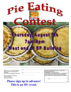 Mail Form, Fax, Stop By the Fair office, or go to our Website to Register! www.tananavalleystatefair.com  Tanana Valley State Fair Assoc.