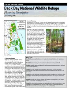 U.S. Fish & Wildlife Service  Back Bay National Wildlife Refuge Planning Newsletter January 2007 Focus on Planning