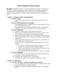 Microsoft Word - Dulles Dodgeball Official Rules.doc