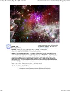 Chandra :: Photo Album :: NGC 281 :: NGC 281 Handout