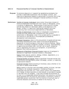 Economy / Business / Politics / Corporate law / Management / Conflict of interest / Political corruption / Scientific misconduct / Board of directors / National Institutes of Health