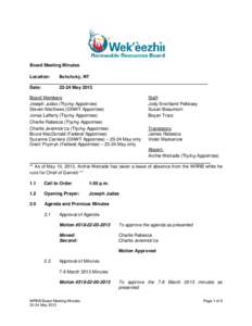 Wek’èezhìi Renewable Resources Board