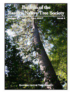 Bulletin of the Eastern Native Tree Society V