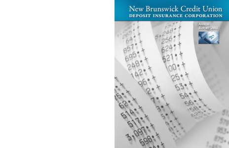 New Brunswick Credit Union Deposit Insurance Corporation; Annual Report; April 2012