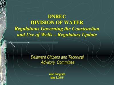 DIVISION OF WATER RESOURSES WATER SUPPLY SECTION