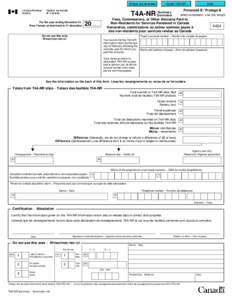 Effacer les données  Guide T4A-NR Protected B / Protégé B