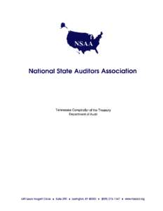 National State Auditors Association July 30, 2014 Justin P. Wilson  Comptroller of the Treasury
