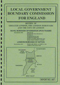 LOCAL GOVERNMENT BOUNDARY COMMISSION FOR ENGLAND