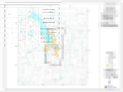 Montana DEQ - Whitefish PM-10 Nonattainment Area