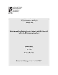 Human geography / Farm / Mechanised agriculture / Mechanization / International Food Policy Research Institute / Harvest / Productivity improving technologies / Bonanza farms / Agriculture in India / Agriculture / Agricultural machinery / Technology