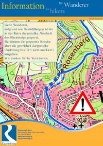 Stand: Liebe Wanderer, aufgrund von Baumfällungen ist der in der Karte dargestellte Abschnitt des Rheinsteigs gesperrt.