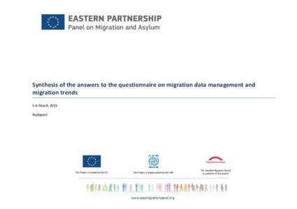 Synthesis of the answers to the questionnaire on migration data management and migration trends 5-6 March 2015 Budapest  Contents