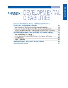 Psychopathology / Abnormal psychology / Mental retardation / Syndromes / Developmental neuroscience / DSM-IV Codes / Mental disorder / Developmental disorder / Diagnostic and Statistical Manual of Mental Disorders / Psychiatry / Medicine / Health