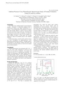 Photon Factory Activity Report 2013 #[removed]B  BL-13A/2012S2-006 Ambient Pressure X-ray Photoelectron Spectroscopy Study of Formate Formation From CO2 and H2 on Brass