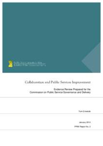 Collaboration and Public Services Improvement