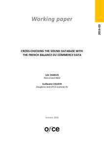 Data on French national trade