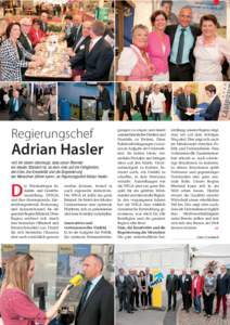 3  Regierungschef Adrian Hasler «Ich bin davon überzeugt, dass unser Rheintal