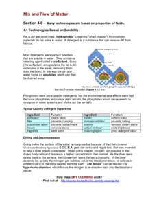 Section 3 - The Particle Model of Matter can explain the properties of gases and liquids