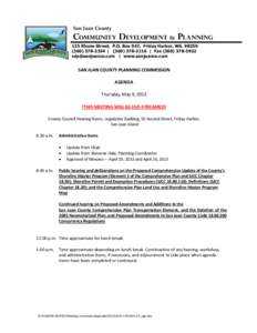 Comprehensive planning / San Juan County / Southwest Junior College Conference / Washington / Geography of the United States / San Juan Islands / San Juan County /  Washington / Friday Harbor /  Washington