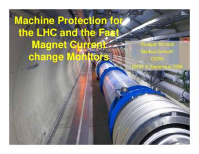 Supraleitende Magnete für den  LHC Proton-Proton Collider