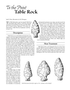 To the Point 		Table Rock Jack H. Ray, illustrations by Del Thompson T