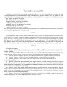 Colorado River / Colorado River Compact / Water in Colorado / Water law in the United States / Water right / Colorado / Outline of Colorado / Colorado River Storage Project / Geography of Texas / Geography of the United States / Texas