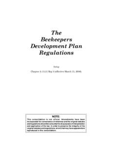 1 BEEKEEPERS DEVELOPMENT PLAN A[removed]REG 5  The