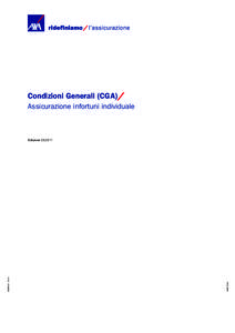 Condizioni Generali (CGA)/ Assicurazione infortuni individuale WGR 743 It[removed] – 03.11