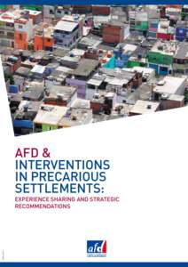 AFD & interventions in precarious settlements:  APRIL 2014