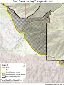 Sand Creek Hunting Transport/Access  ± Legend Road