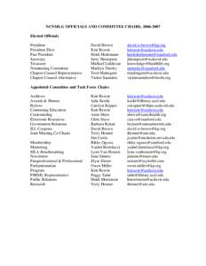 Microsoft Word - NCNMLG OFFICIALS AND COMMITTEE CHAIRS20062007.doc