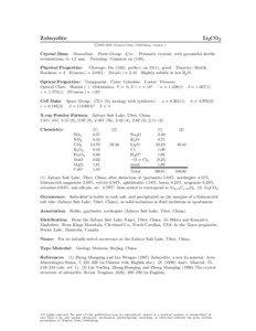 Crystallography / Zabuyelite / Lithium / Halite / Northupite / Gaylussite / Tibet / Salt / Carbonate minerals / Chemistry / Matter