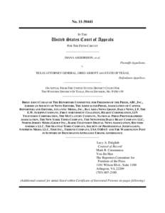 NoIN THE United States Court of Appeals FOR THE FIFTH CIRCUIT
