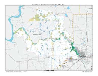 Lower Spokane Water Resource Inventory Area (WRIA) #54  PEND ORE Springdale