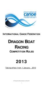 INTERNATIONAL CANOE FEDERATION