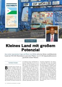 Dschibuti  Containerhafen von Port Doraleh | Dschibutis Minister für Auswärtiges und internationale Zusammenarbeit, Mahamoud Ali Youssouf  Dschibuti