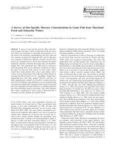 Arch. Environ. Contam. Toxicol. 39, 53–[removed]DOI: [removed]s002440010079 A R C H I V E S O F  Environmental