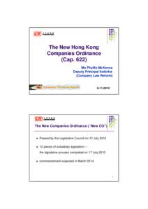 Microsoft PowerPoint - HKGCC (P McKenna) (v[removed]ppt