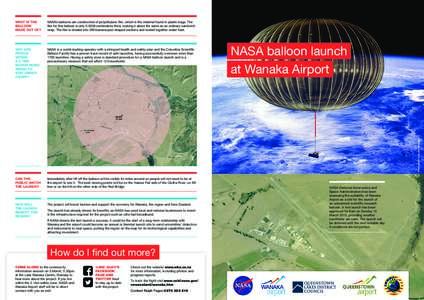 Queenstown-Lakes District / Balloon / Research balloon / Project Loon / Luggate / Wanaka Airport / Wanaka / Columbia Scientific Balloon Facility