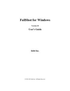 FullShot for Windows  0B Version 10